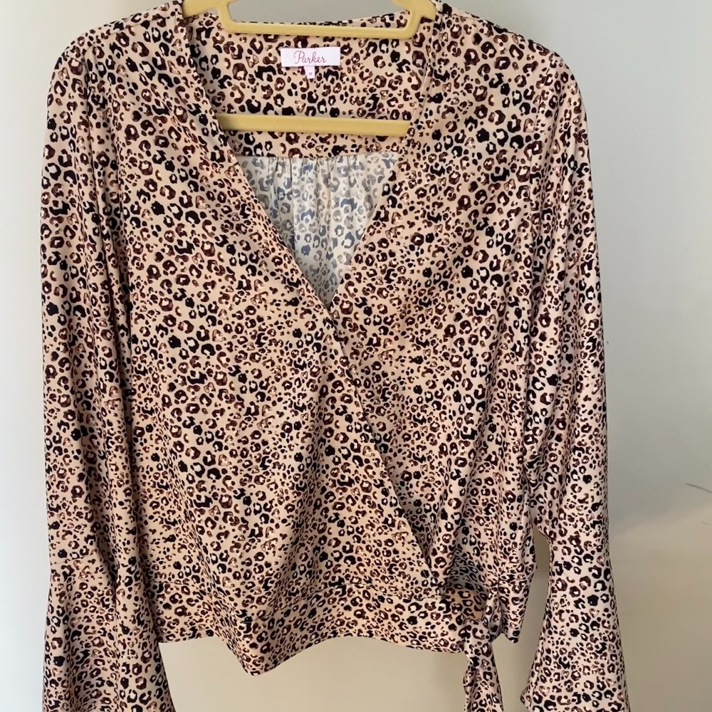 Parker Flare Sleeve Wrap Top